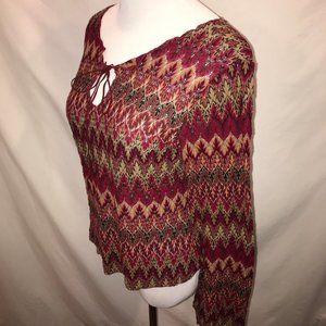 Womens Light Weight Long Sleeve Blouse